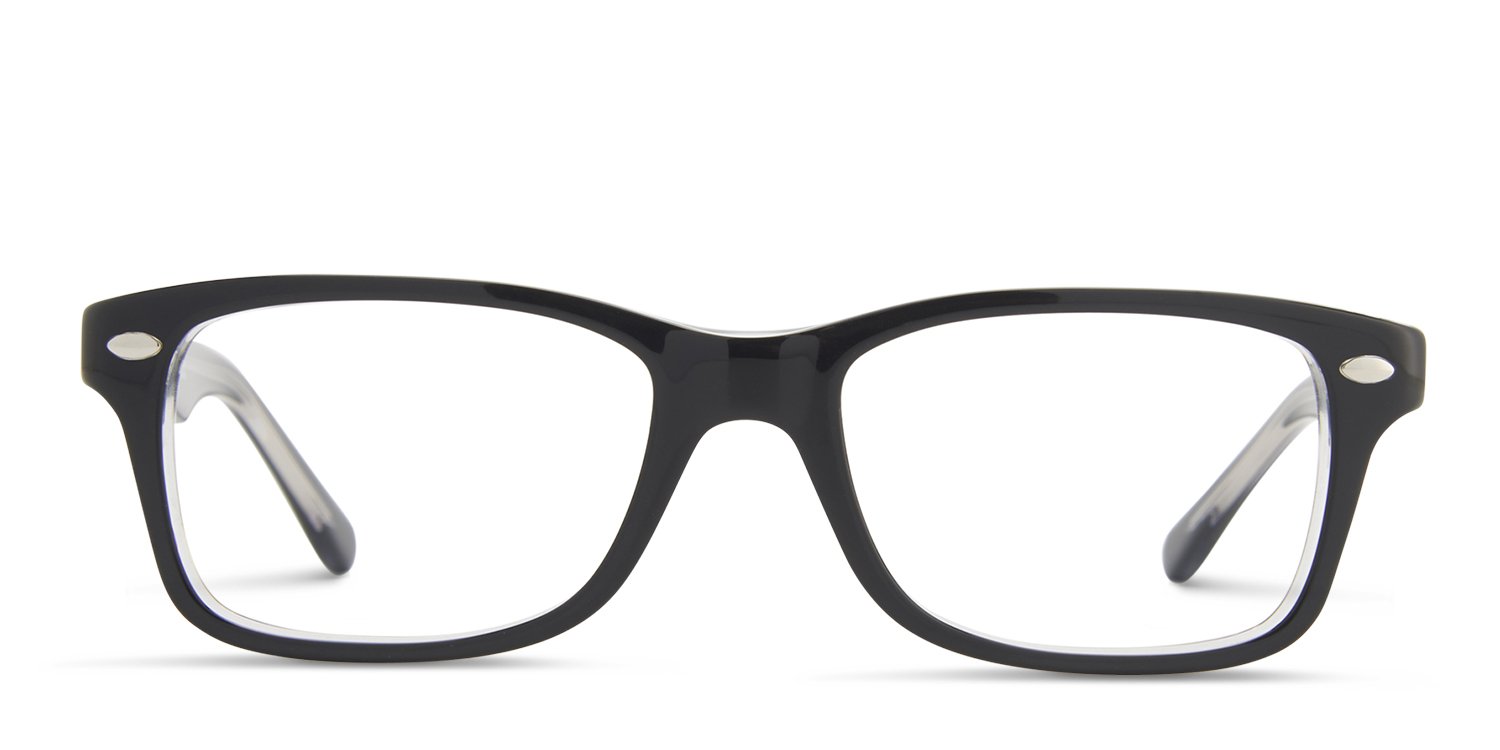 Ray-Ban ブラックフレーム メガネ クリアレンズ 4868_f.jpg