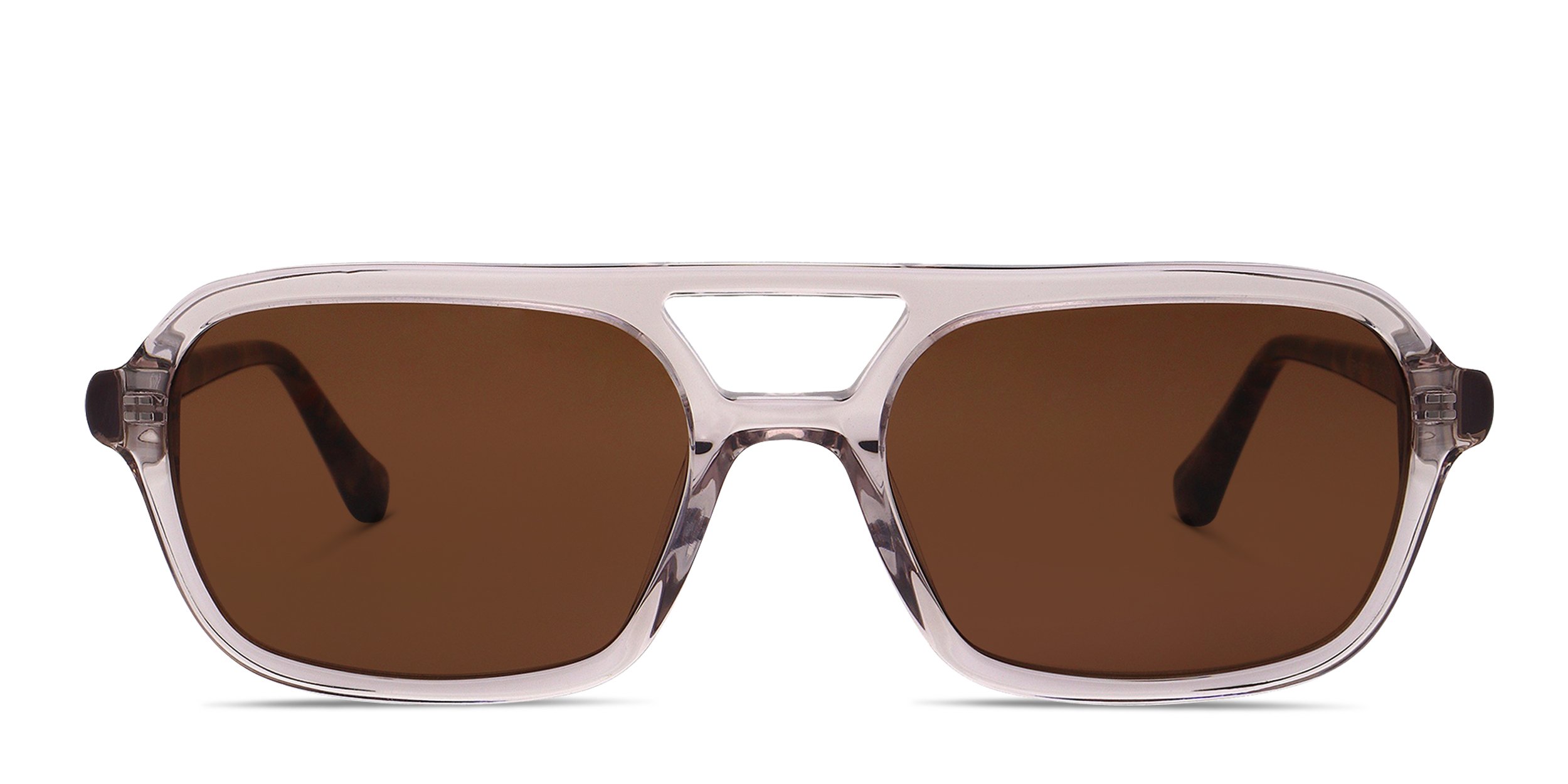 Florence by Mills 5030 Beige, Clear Prescription Sunglasses
