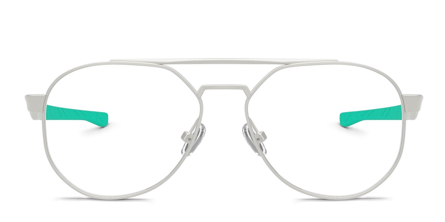 The Oakley OY3004 Gran Piloto Kids in silver is a stylish frame