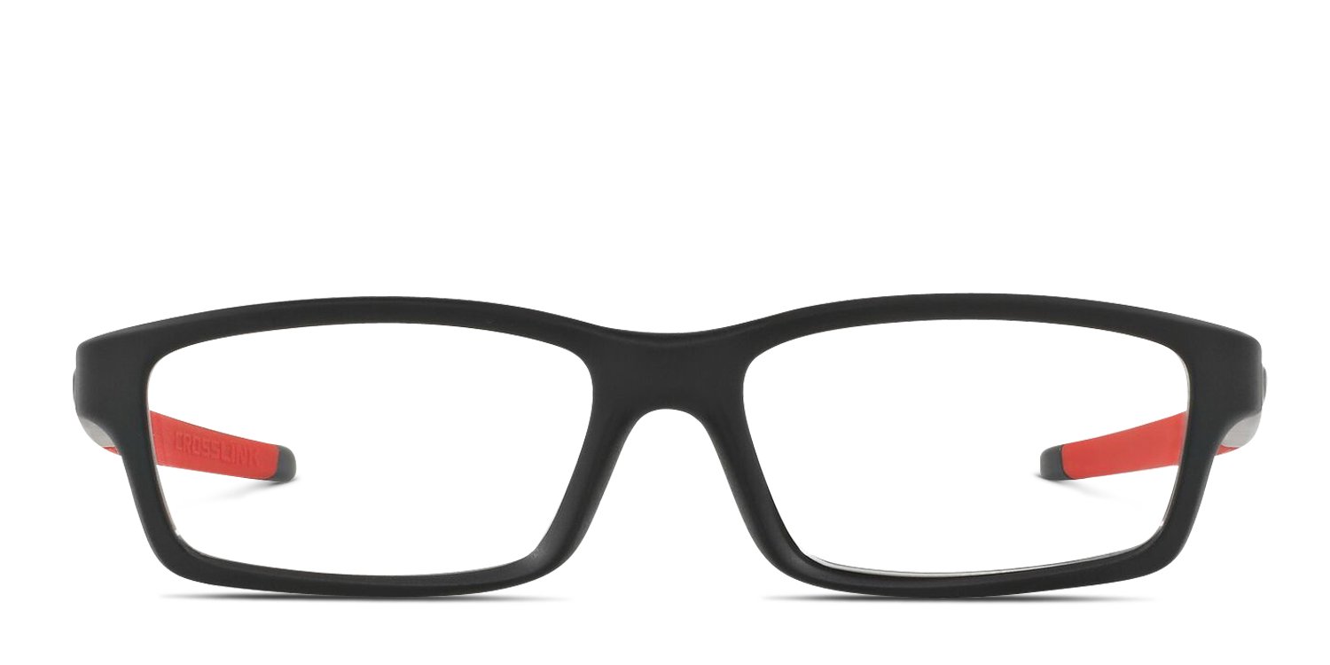 オークリー OAKLEY メガネ 0OX8111 CROSSLINK YOUTH The Oakley OX8111 Crosslink Youth (A) in black is a fashionable