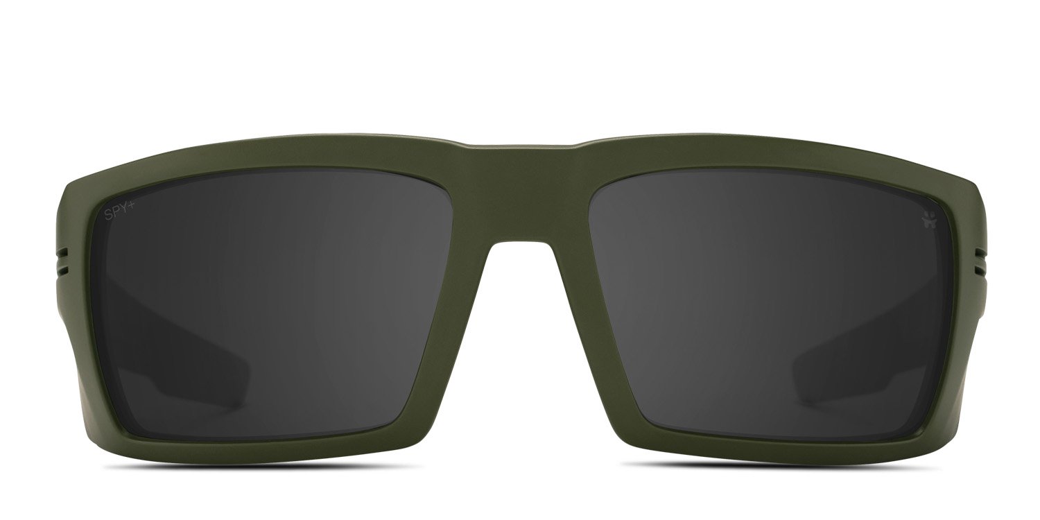Spy Rebar ANSI Matte Green Prescription Sunglasses