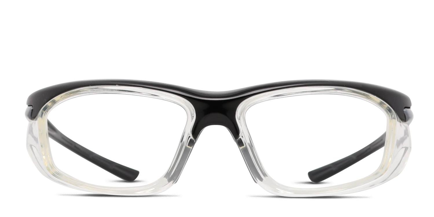 Pentax A2500 Black/Clear Eyeglasses | Includes FREE Rx Lenses