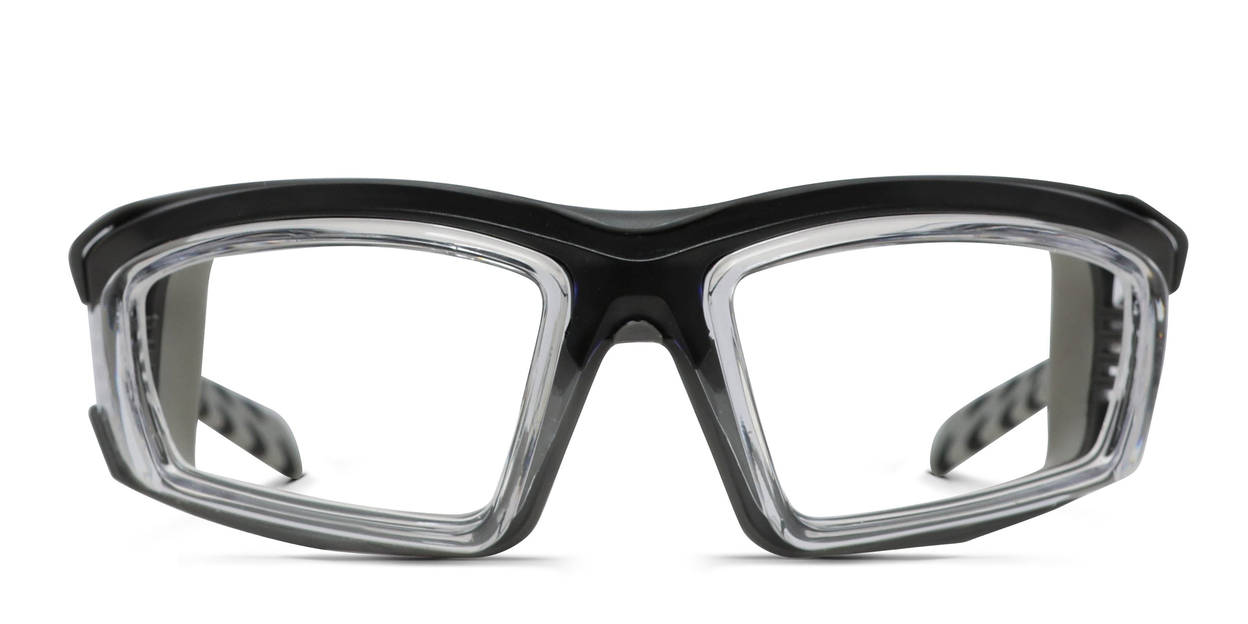 ArmouRx 6008FS Black, Gray, Clear Prescription Eyeglasses