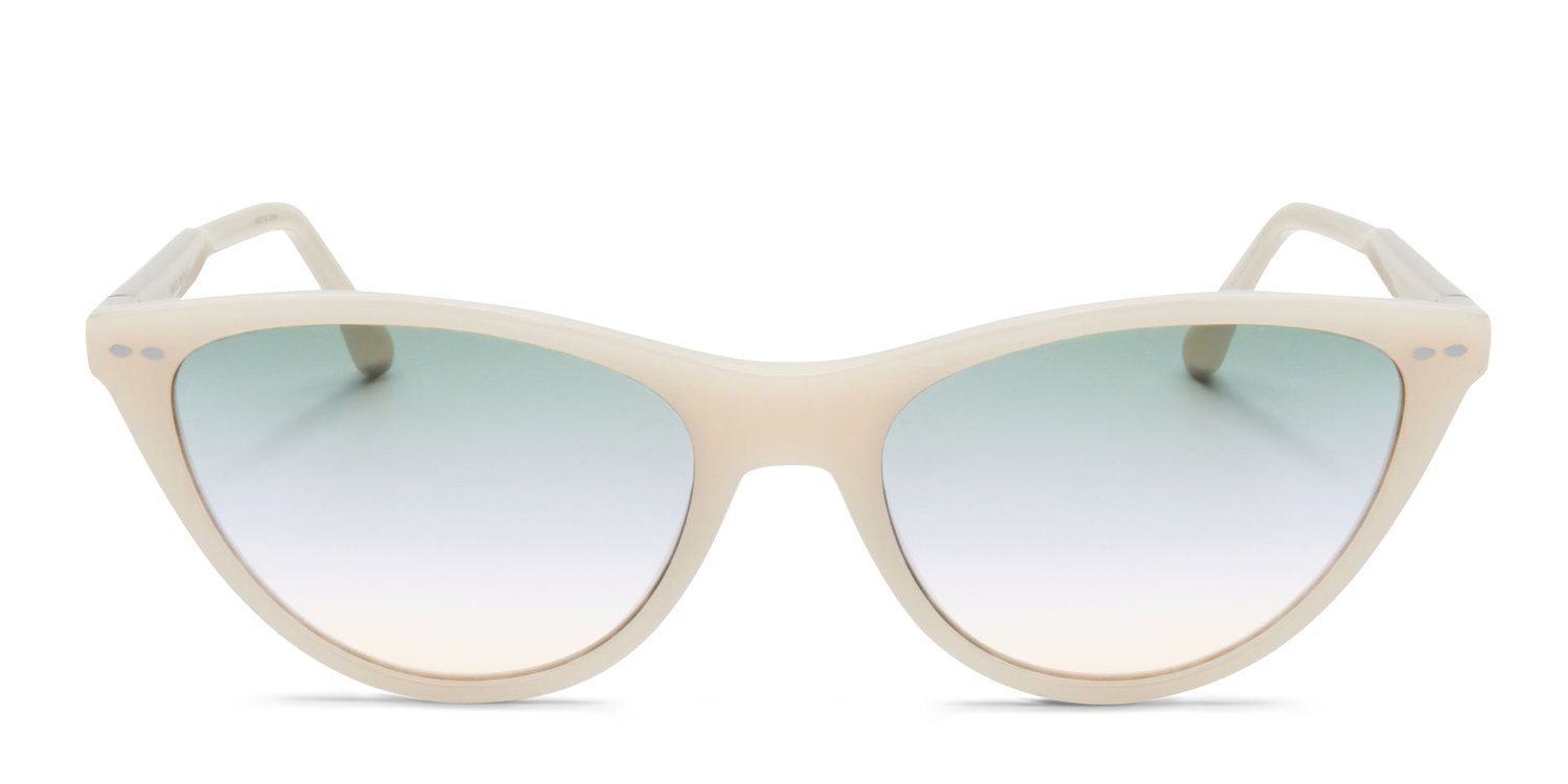Isabel Marant IM0079/S white frame with blue aqua lenses. Lenses