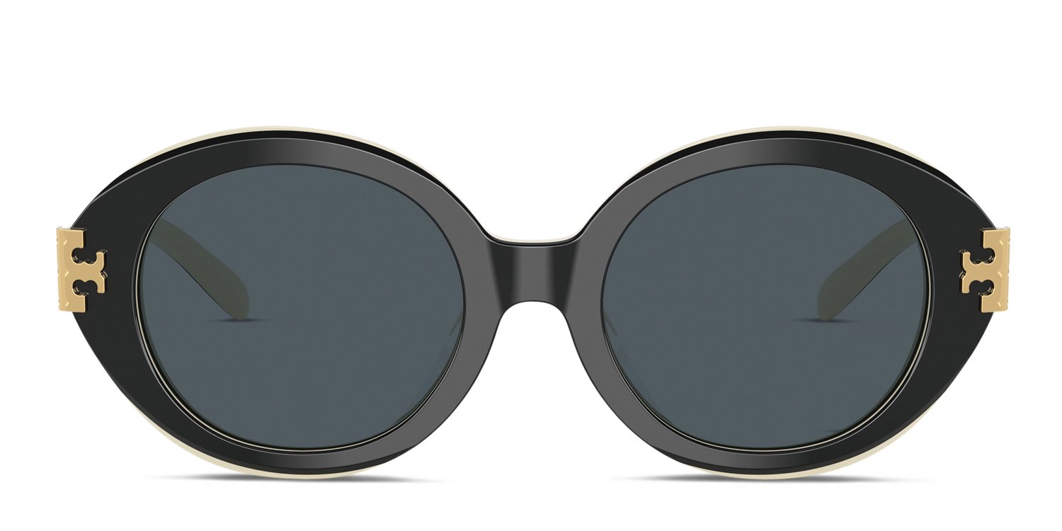 Tory Burch Oversized Round Sunglasses - Tortoiseshell Gray Lenses Miller Round: Women main image 3