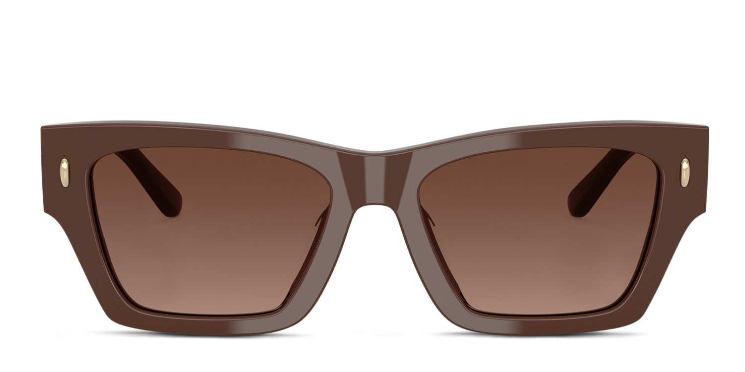 Tory Burch Sunglasses TY6112 335913 Bronze Frames w/ Light Brown Gradient Brown Tory Burch TY 6114 336013 Light Gold Metal Pilot Sunglasses  main image 4