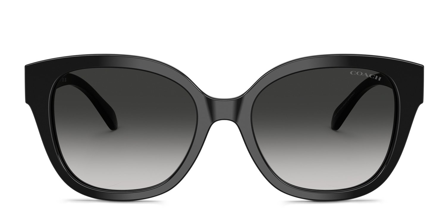 Coach Maya ladies sunglasses S813  black with case and cloth black EUC Polarized Fit Over Sunglasses for Glasses with UV400 Protection main image 3