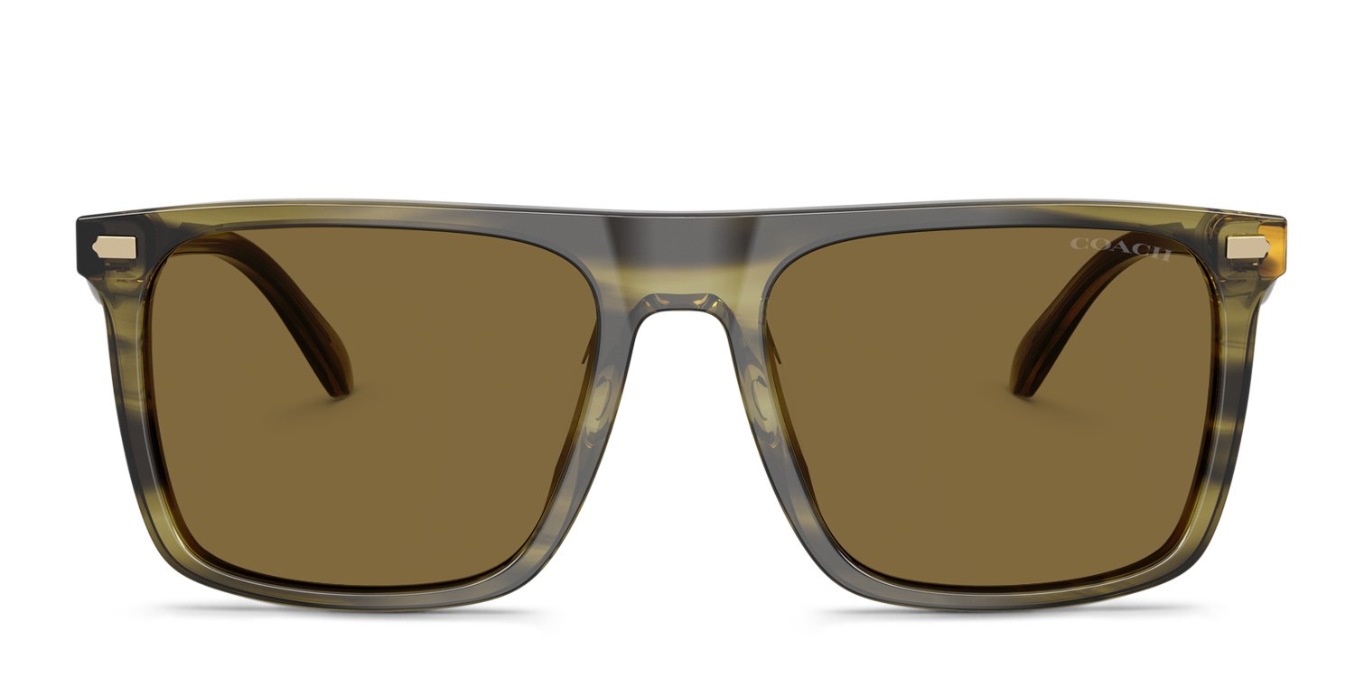 Coach HC8440U Green Prescription Sunglasses