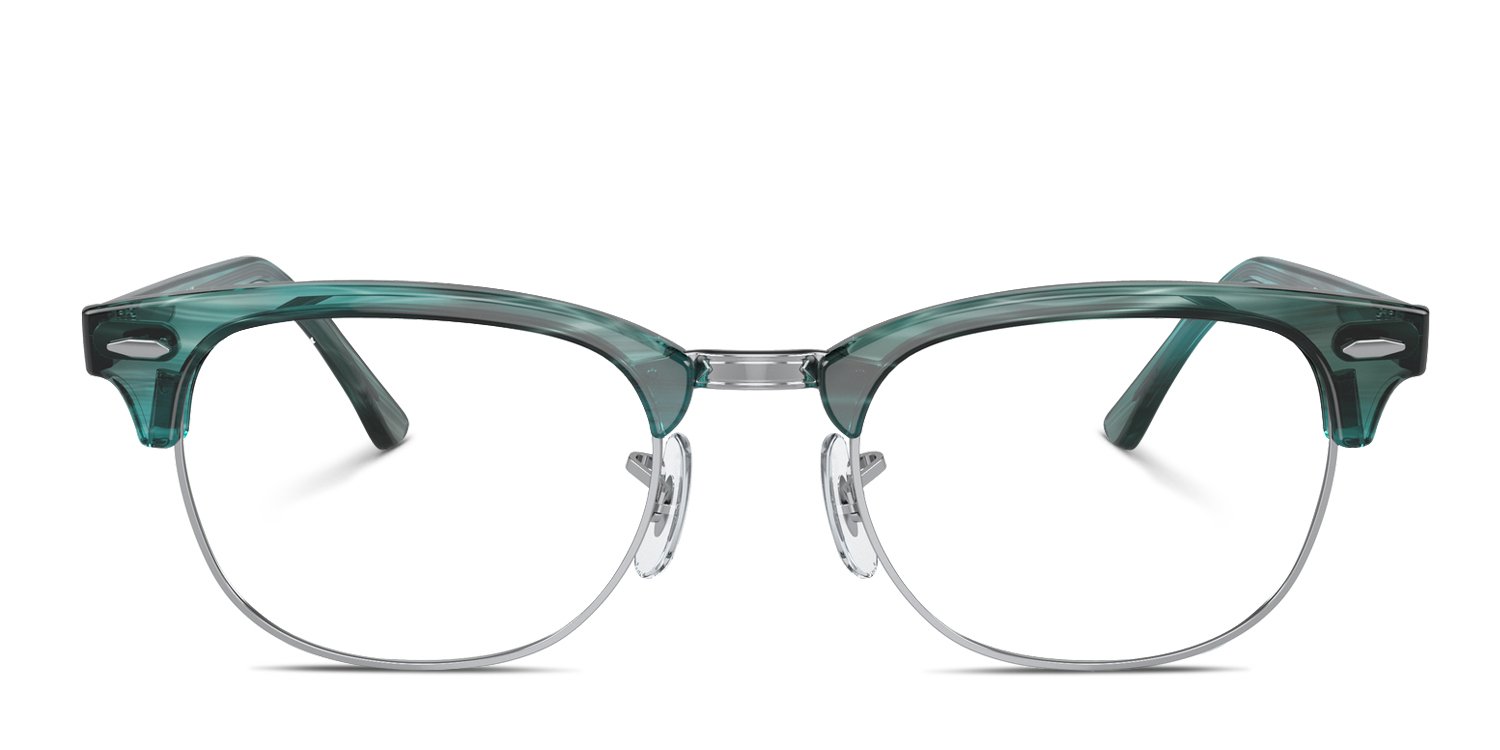 Ray-Ban RX5154 Clubmaster multicolor , green , silver frame