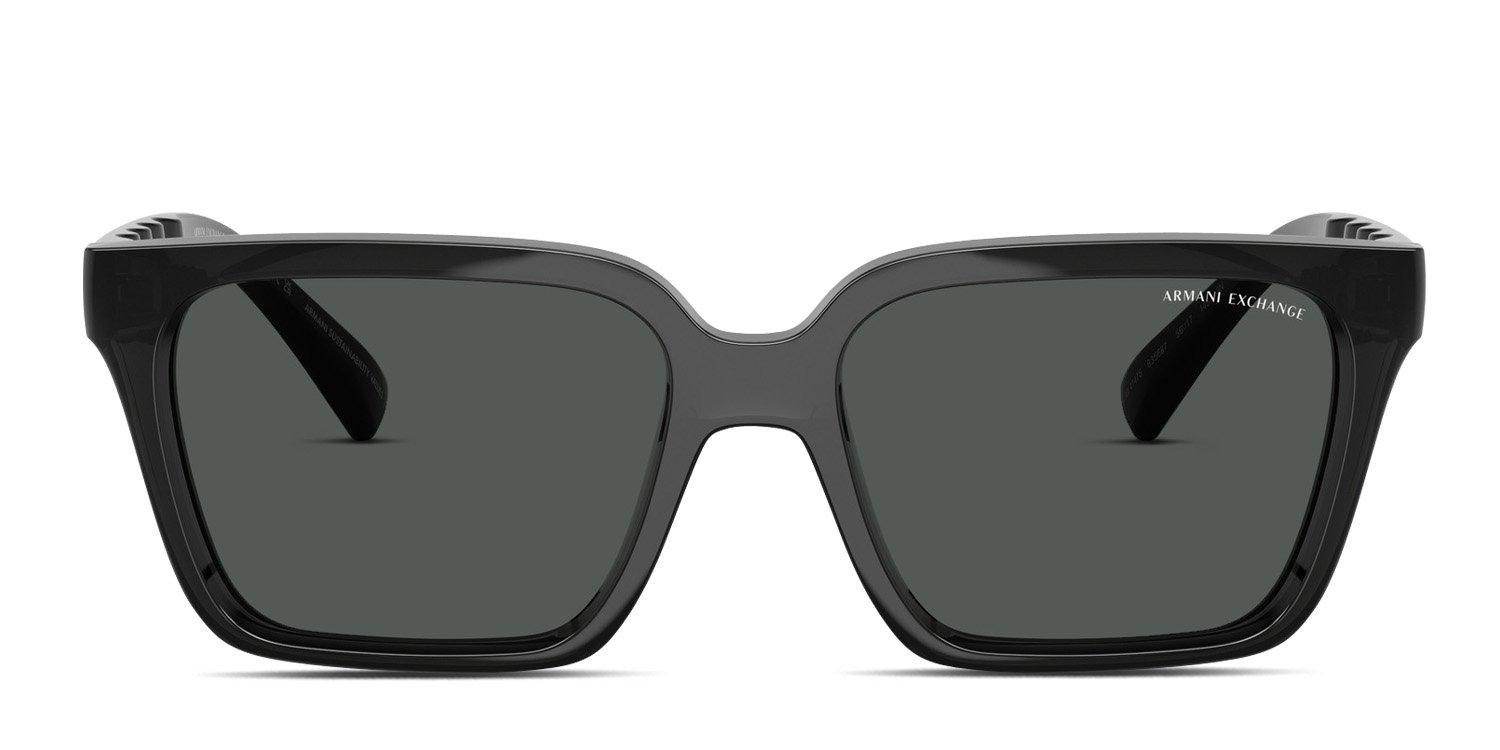 Armani Exchange AX4147S Gray, Black frame with dark grey lenses 