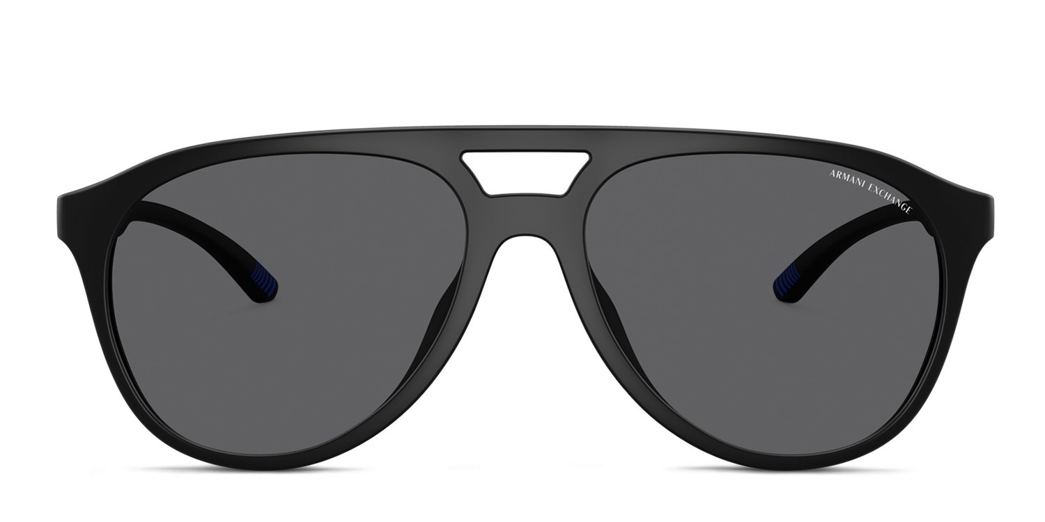 ARMANI jeans限定魚眼レンズ Armani Exchange AX4156SU black frame with polarized grey lenses