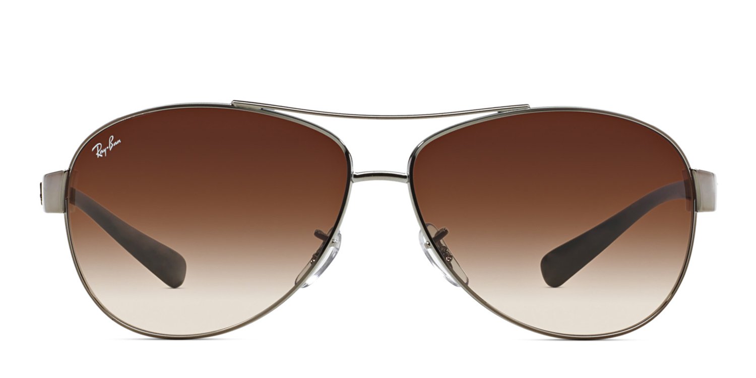 Ray-Ban RB3386 Gunmetal, Brown Sunglasses
