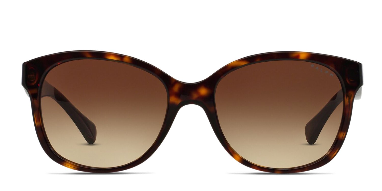 New Ralph Lauren Women  Dark Tortoise Brown Gradient Sunglasses  57- 17- 135 Ralph RA5160 sunglasses for women in Shiny Dark Tortoise main image 3