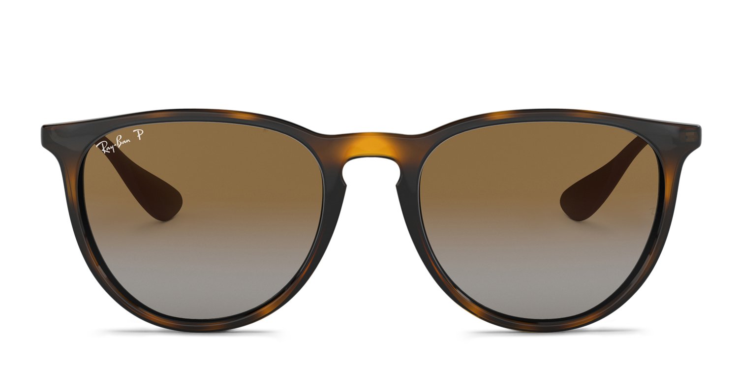 Ray-Ban RB4171 Erika Brown w/Tortoise Prescription Sunglasses - 50