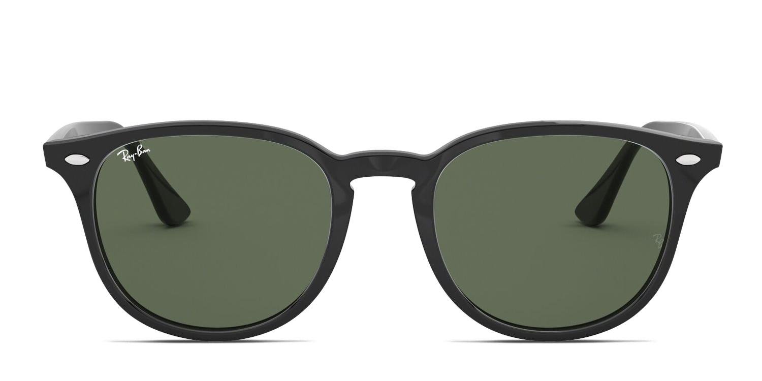The Ray Ban RB4259 is a full-rim rounded frame supported by Ray