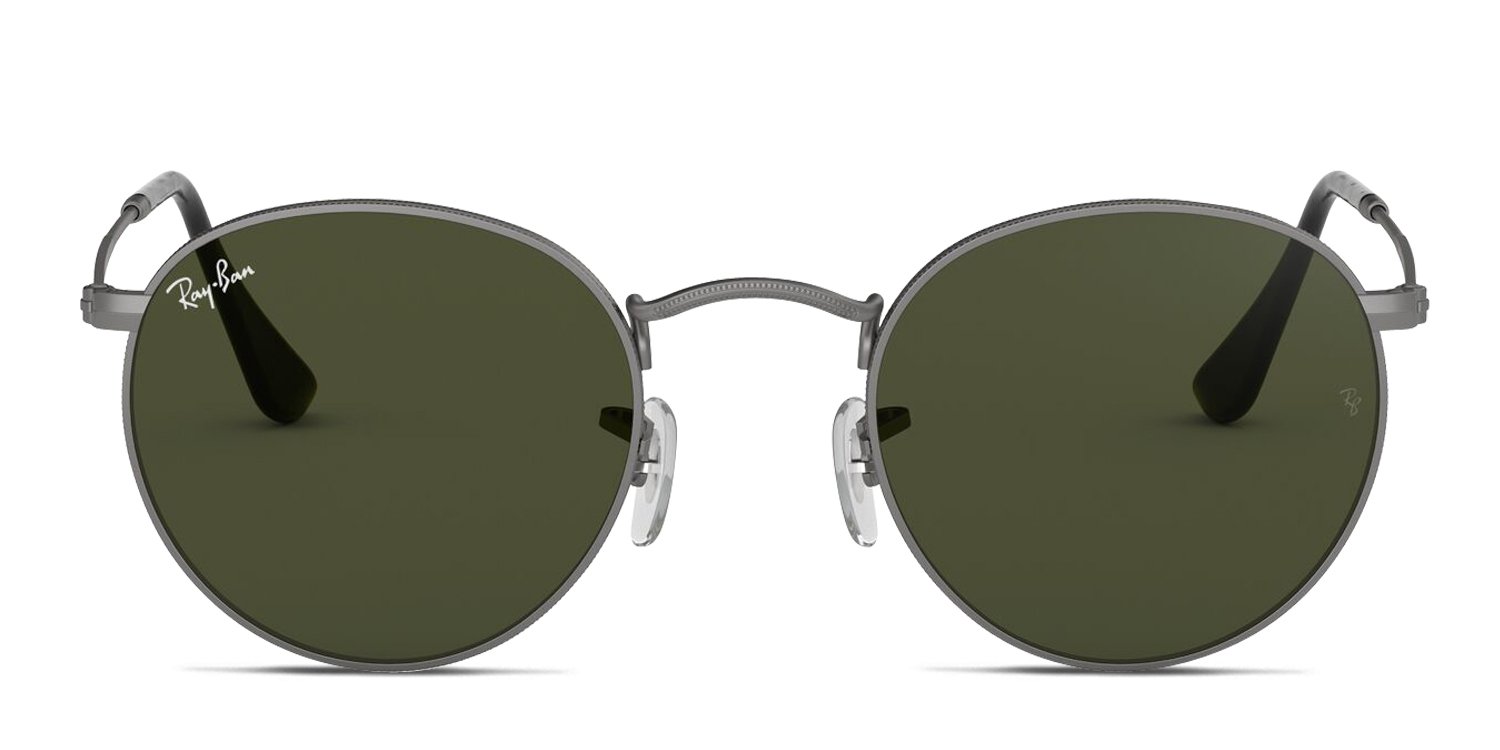 Ray Ban Round Metal Green Classic Unisex Sunglasses RB3447 001/58 50[]21 Unisex Sunglasses Ray-Ban RB 3447 Round Metal (001) - Free Shipping  main image 3