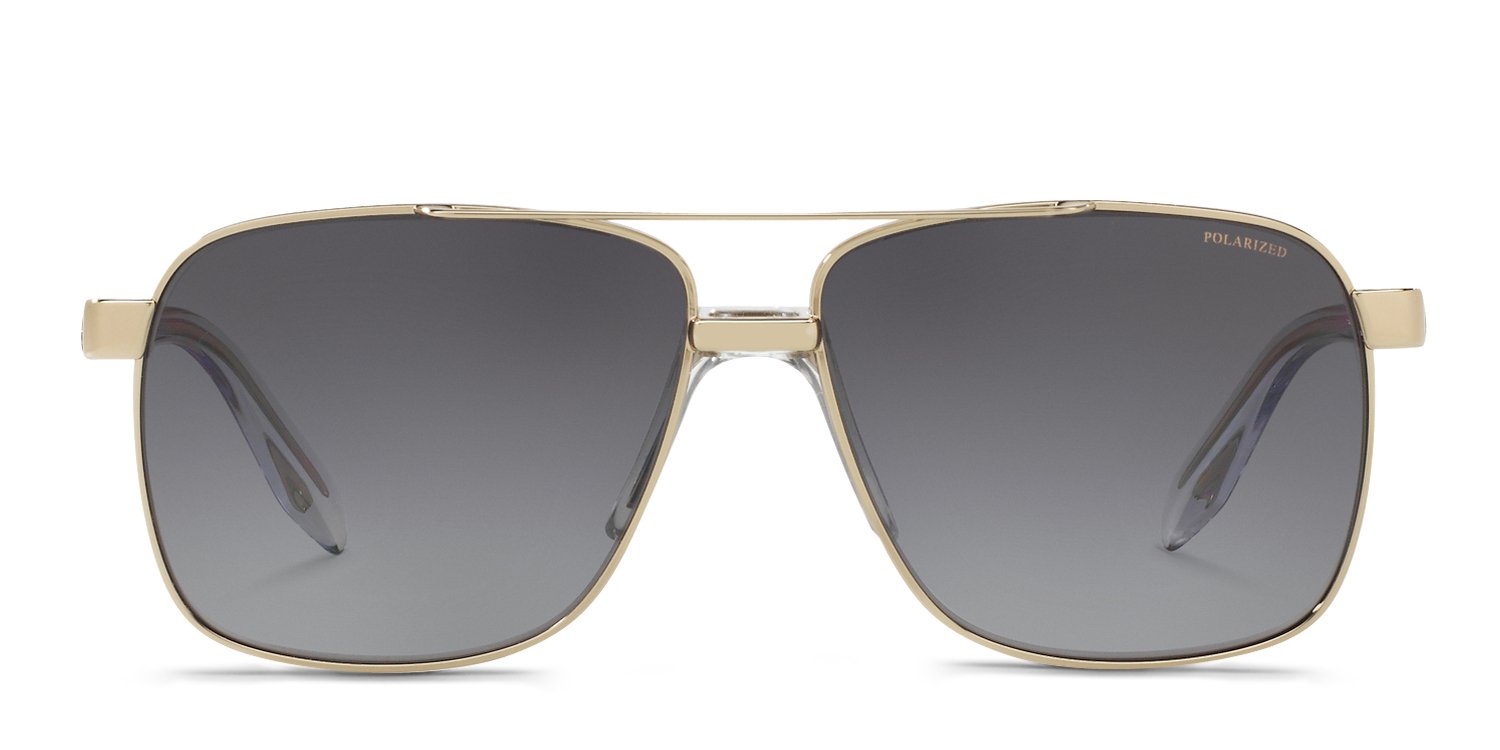 シャンデ Versace VE2174 Gold, Gray Prescription Sunglasses