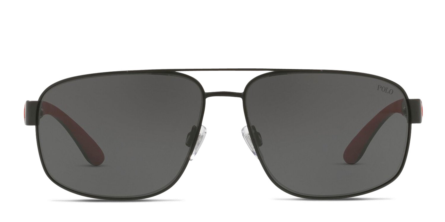 Polo Ralph Lauren PH3112 black frame with grey lenses. Lenses