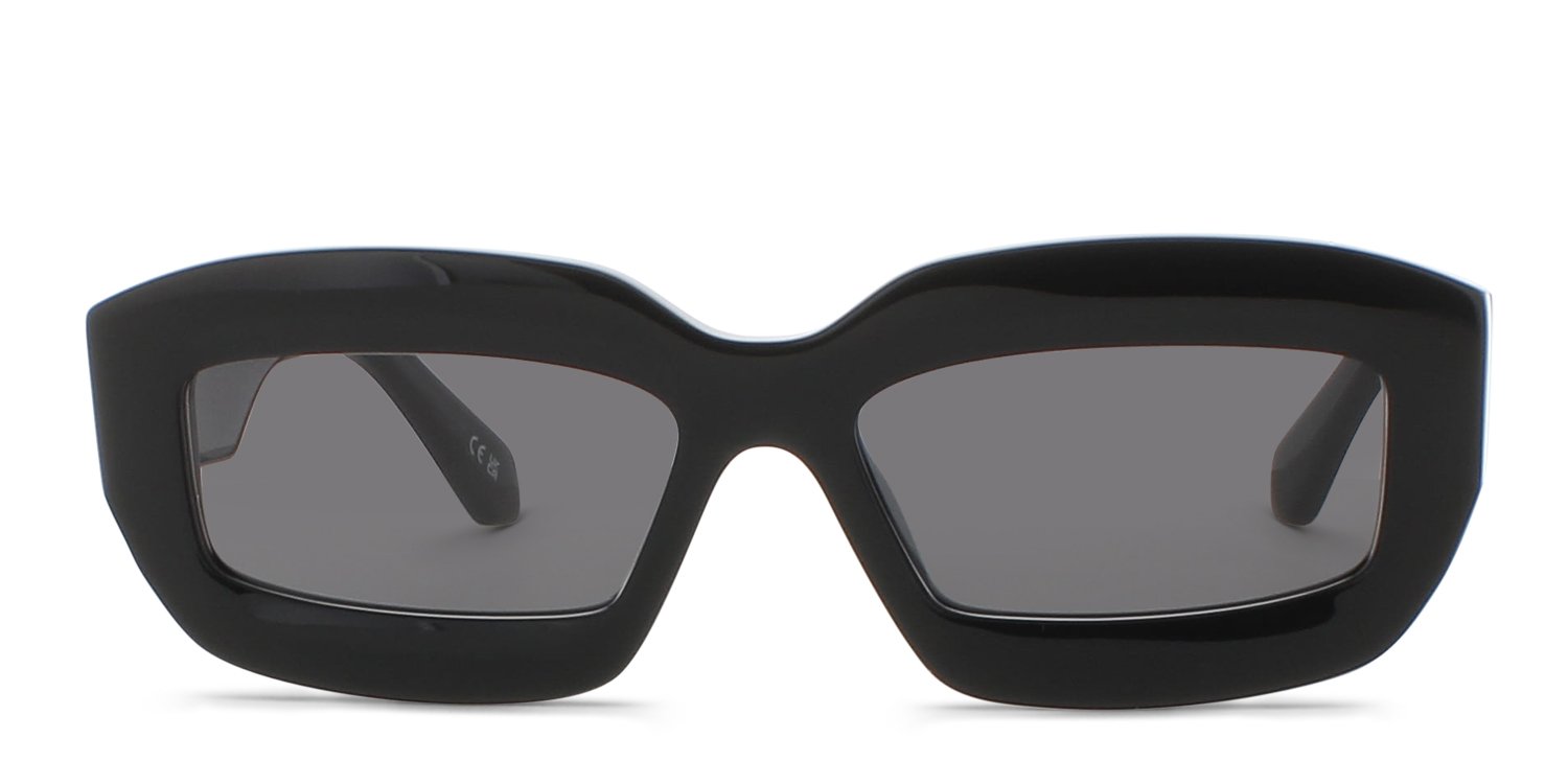 NWT Off-White Charlotte Black 54mm Sunglasses Off White Charlotte Sun Sunglasses | Sports Direct main image 2