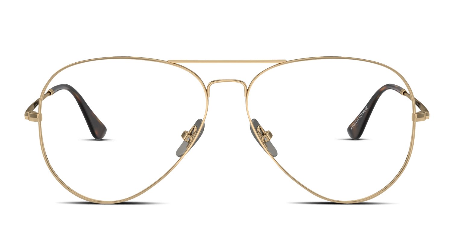Ray-Ban RX8789 Aviator Titanium brown frame