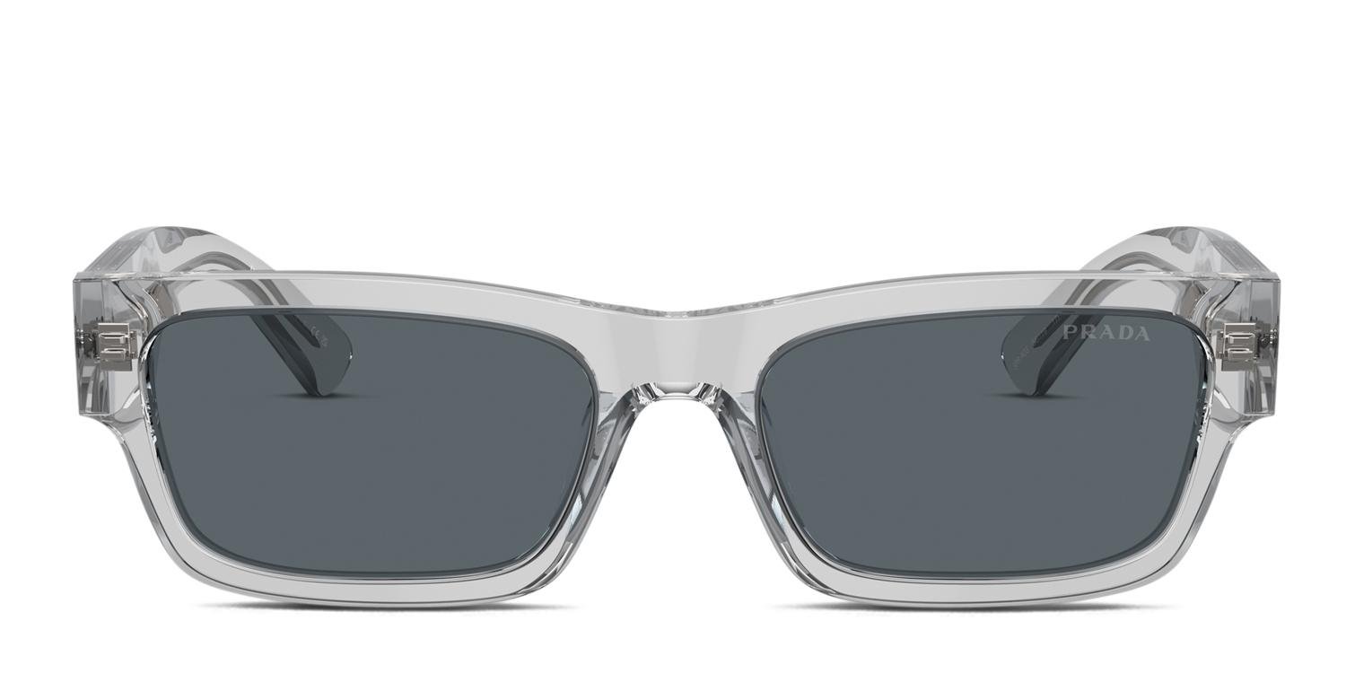 PRADA クリアラウンドサングラス ケース付き PRADA archive y2k ボストン モード サングラス ケース付き - メルカリ