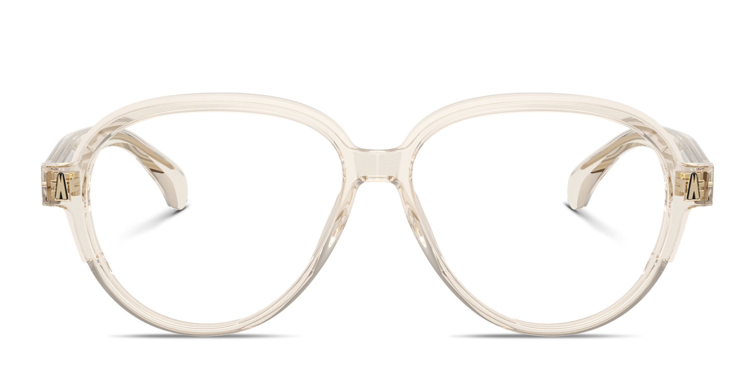 Moncler ME2003 Beige, Clear Prescription Eyeglasses