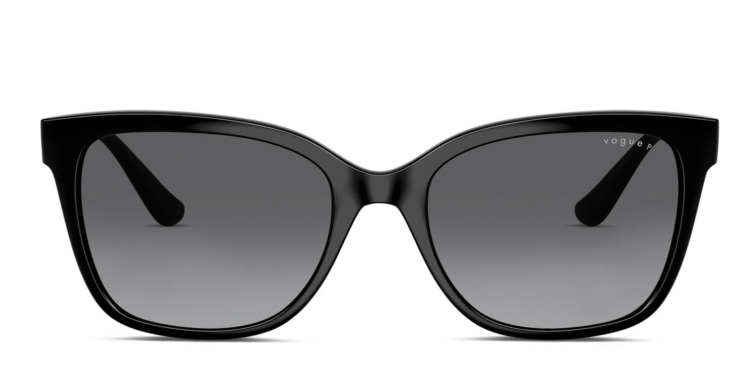 Vogue VO5426S black frame with gradient grey polarized lenses