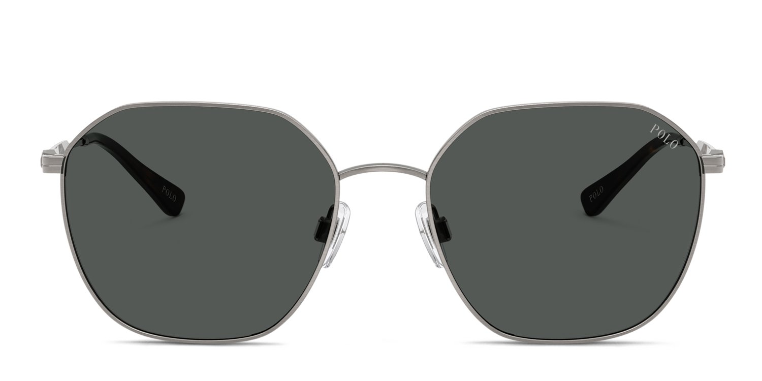 Polo Ralph Lauren PH3160 gunmetal frame with dark grey lenses