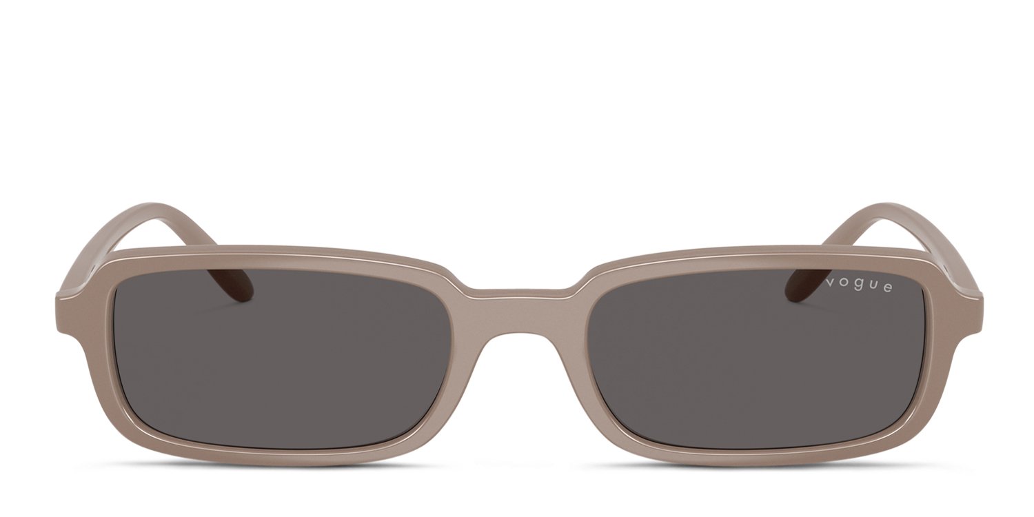 【新品未使用】Valo shade space age ND ver. Vogue VO5666S beige frame with black smoke lenses. Lenses provide