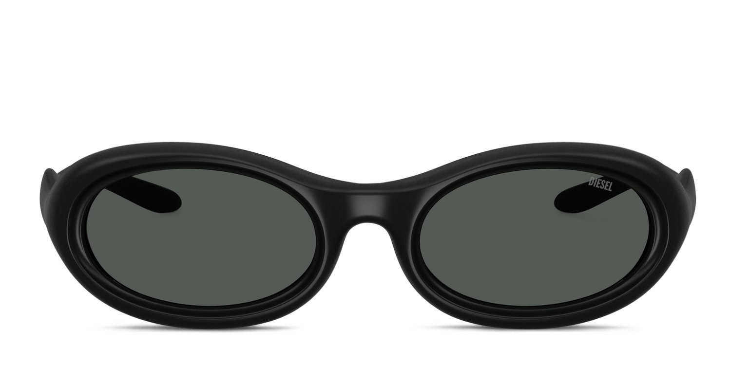 Diesel DL3011U black frame with dark grey lenses. Lenses provide