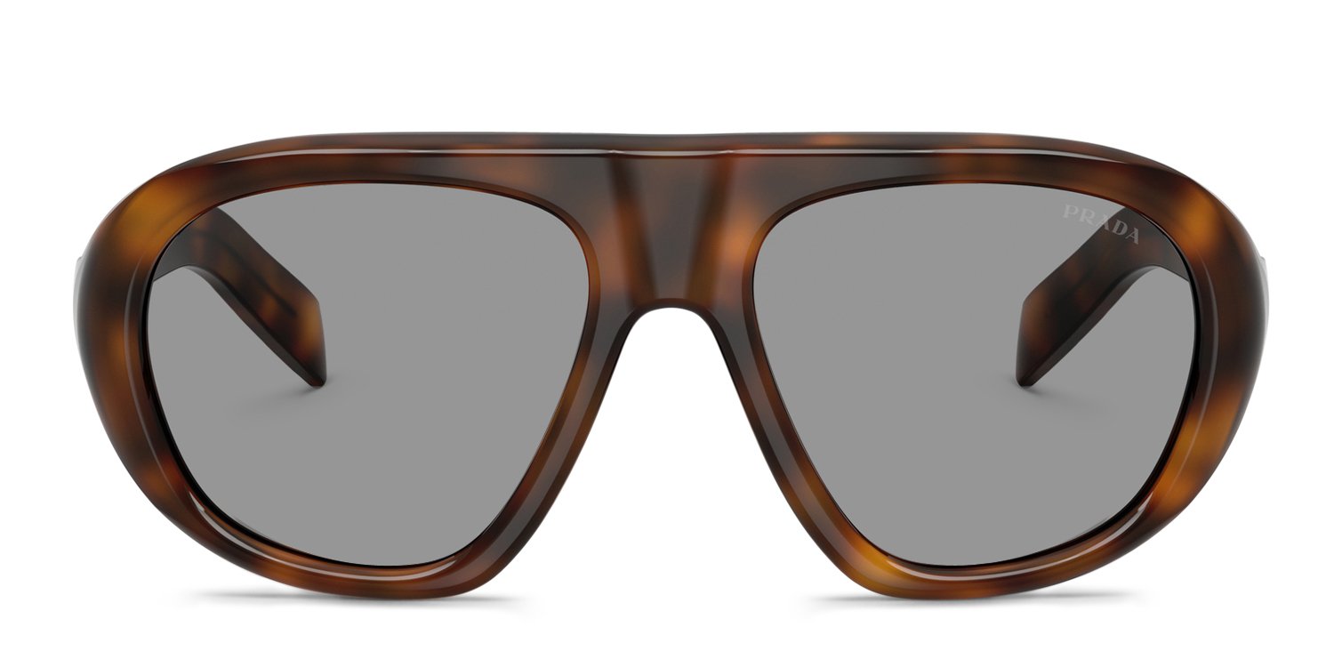 NEW with Tags. Prada Tortoiseshell Brown Frame Sunglasses with Gray Lenses PRADA PR B05S 23A60B Mauve Tortoise Brown Women main image 2