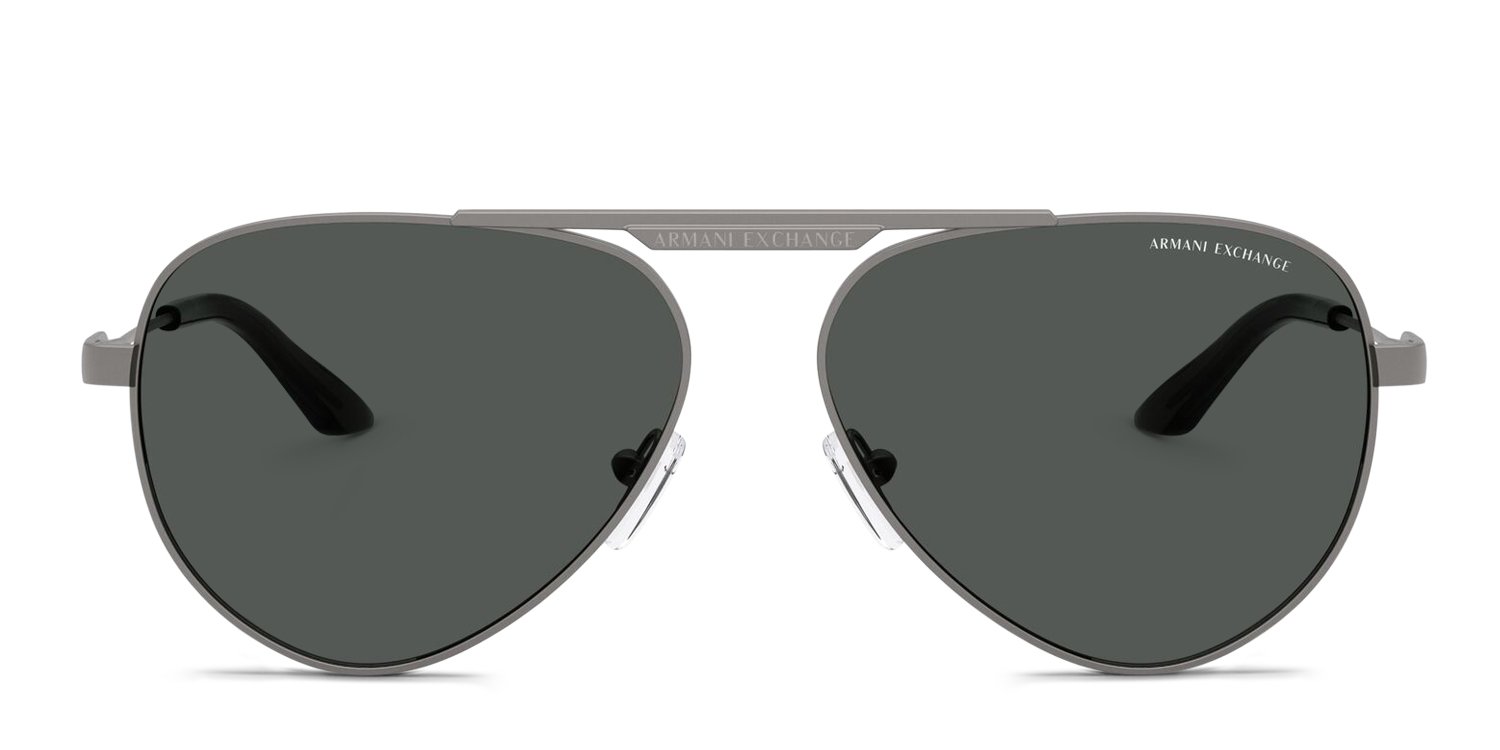 Armani Exchange AX2060S gunmetal frame with dark grey lenses