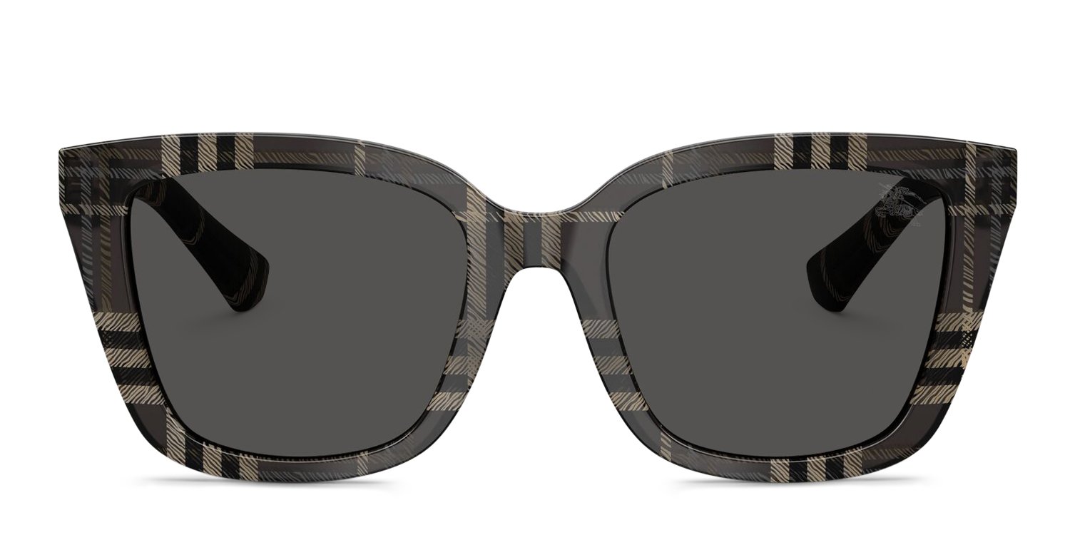 Burberry BE4487 multicolor , gray frame with dark grey lenses