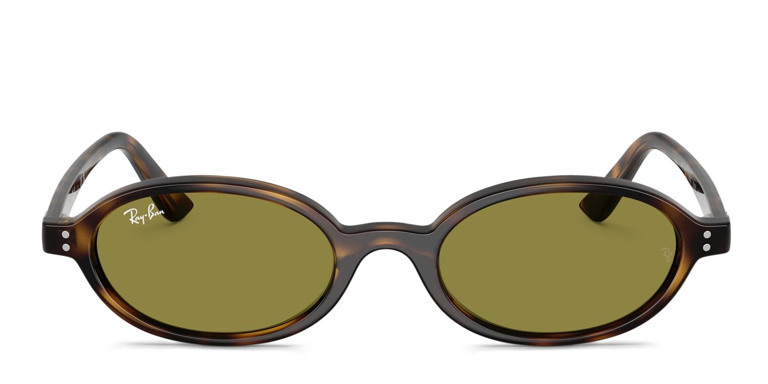Ray-Ban RB4472 tortoise frame with green lenses. Lenses  display picture 1
