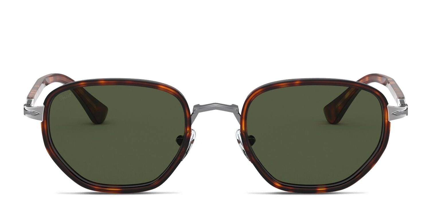 Persol サングラス ブラウン グラデーション 0PO2471S 50 Persol PO2471S Brown/Tortoise/Gunmetal Prescription Sunglasses