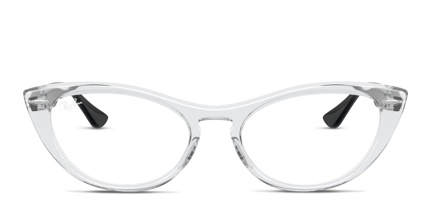 【美品】Ray-Ban Ninaサングラス クリアフレーム キャットアイ 8056597370530_F.jpg