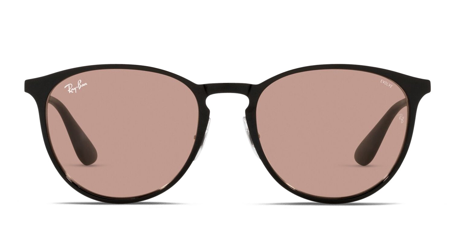 Ray-Ban evolve erika l RB3539 ピンク ERIKA METAL EVOLVE Sunglasses in Black and Photochromic Pink