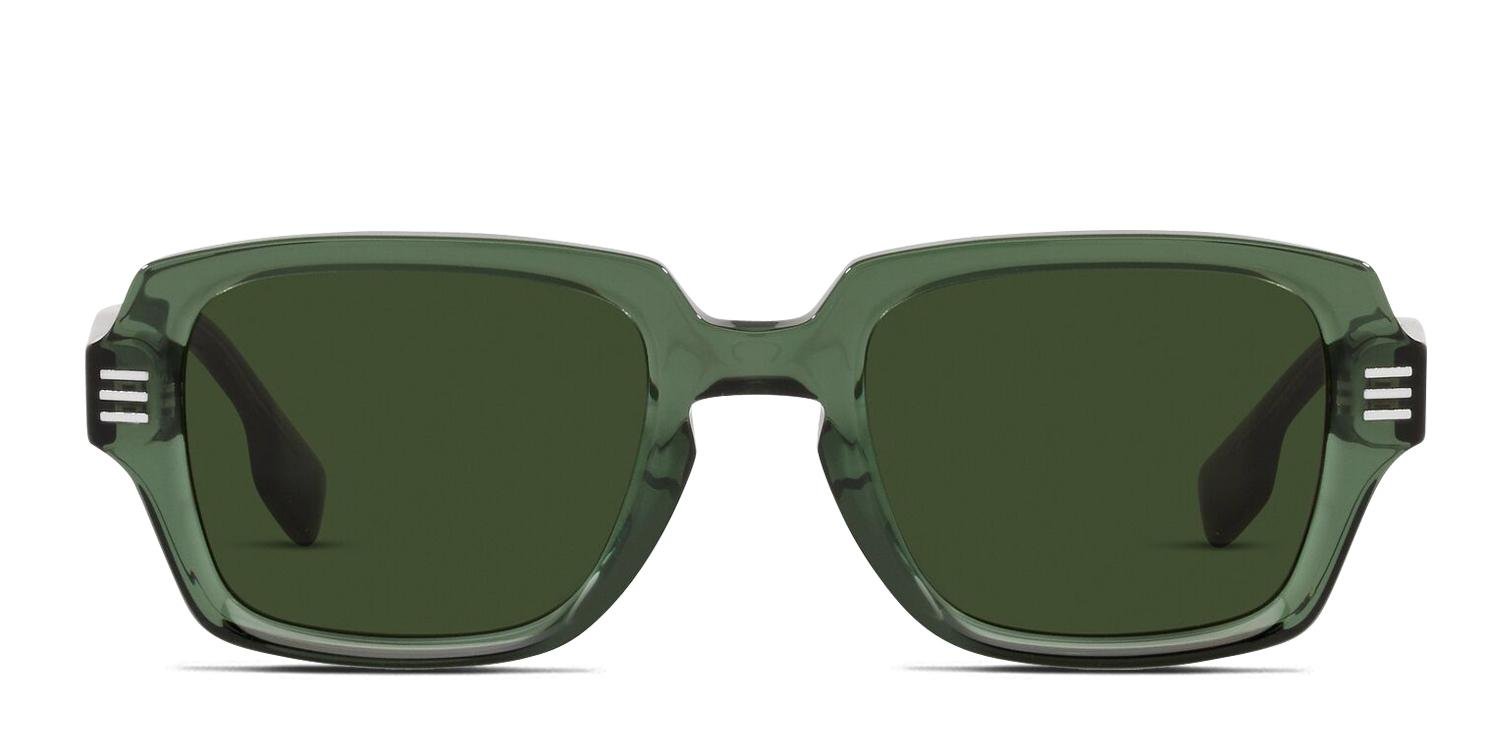 Burberry BE4349 Eldon Green Prescription Sunglasses - 50% Off Lenses