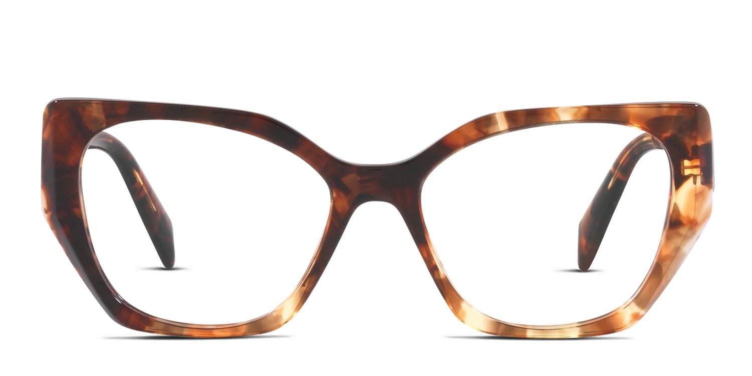 Prada PR 18WV Tortoise Eyeglasses | Includes FREE Rx Lenses display picture 3