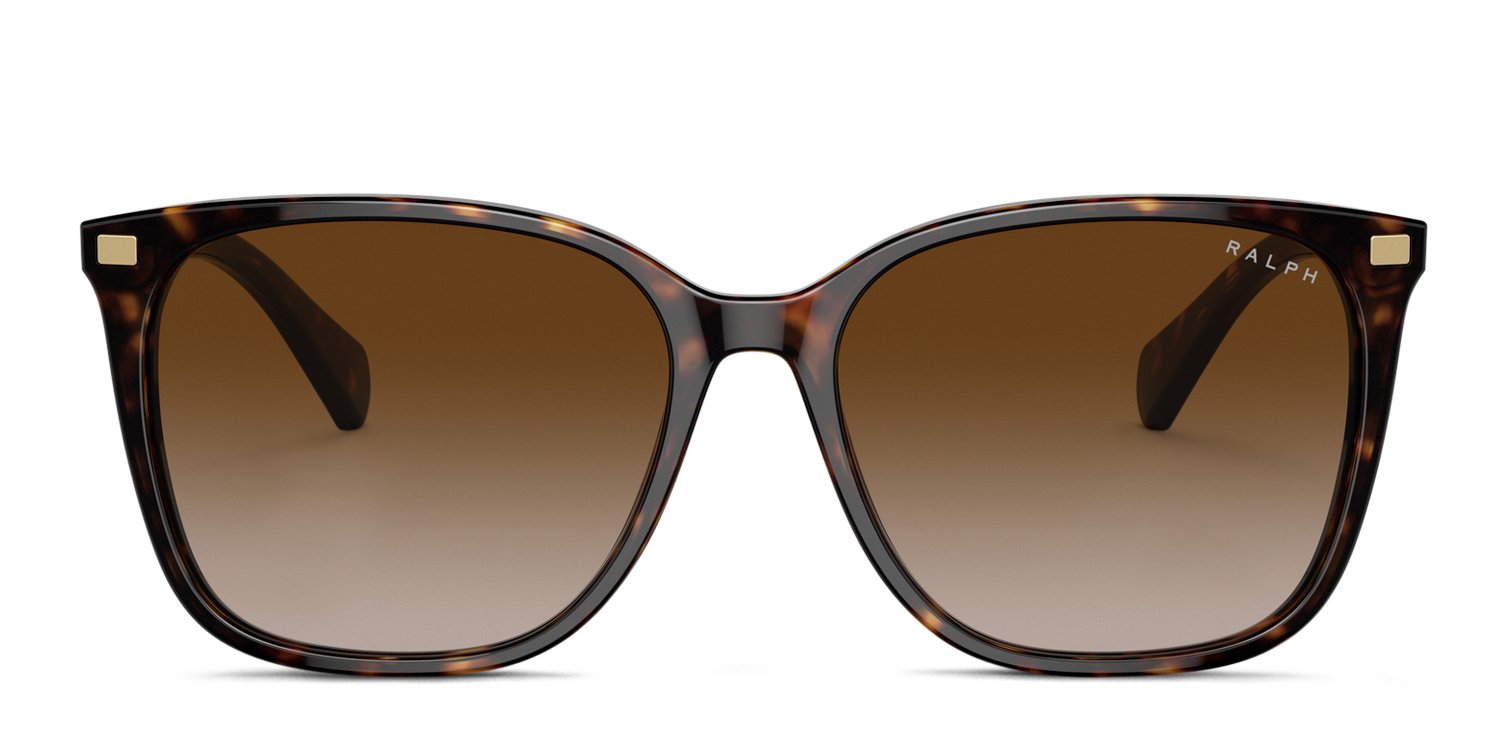 Ralph Lauren RA5293 tortoise frame with gradient brown lenses