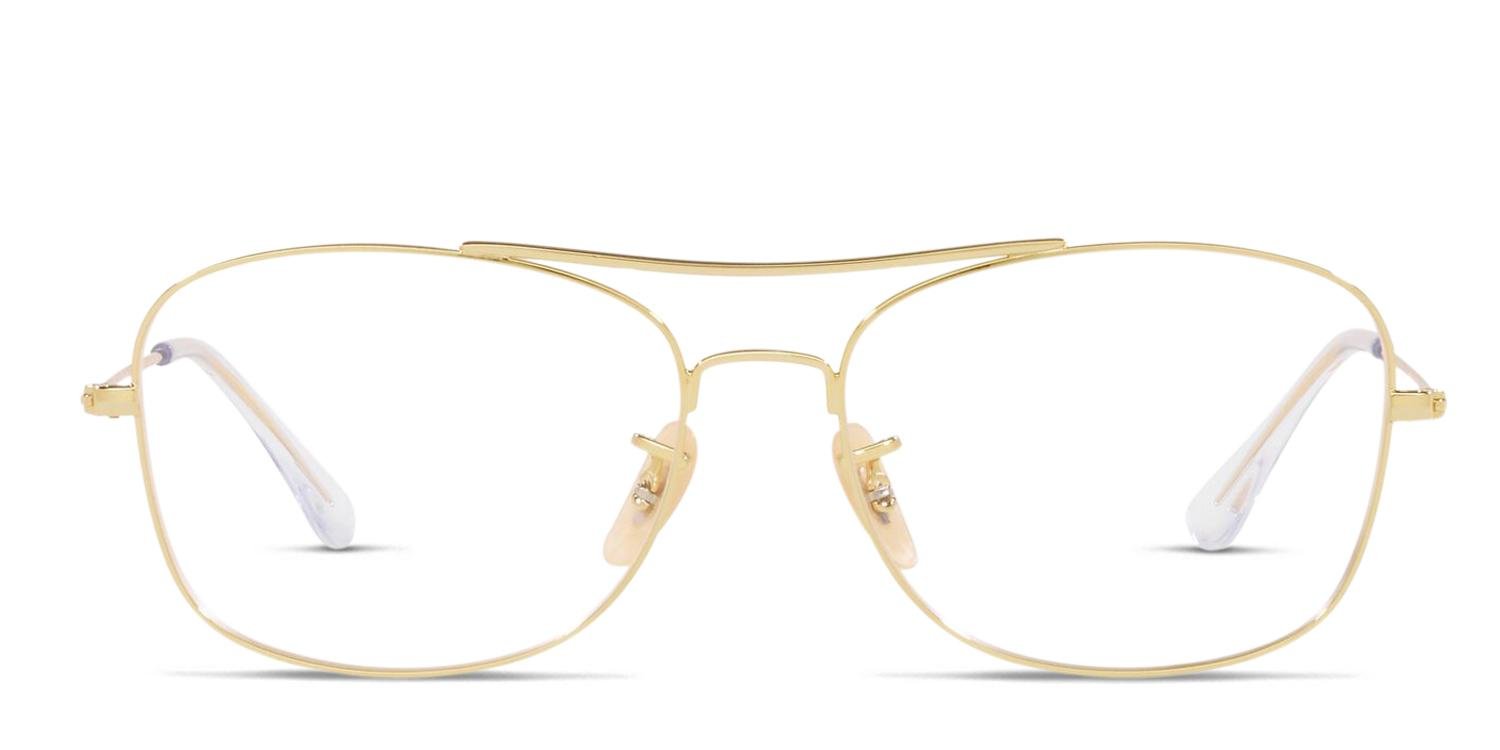 Ray-Ban RX6499 Gold Eyeglasses | Includes FREE Rx Lenses