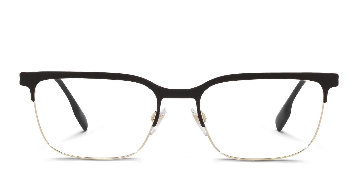Burberry BE1375 Douglas Black, Gold Prescription Eyeglasses
