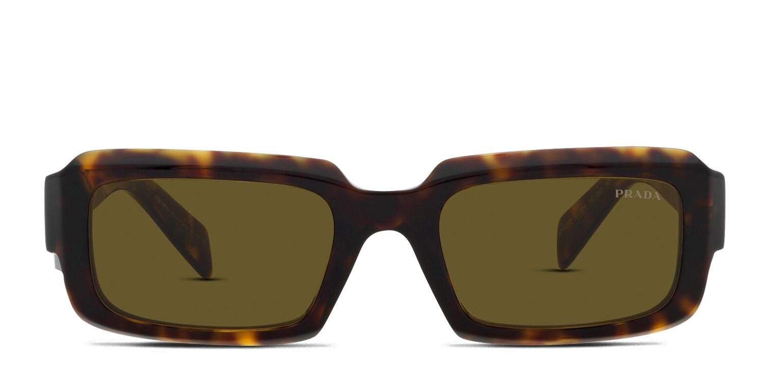 PRADA ブラウン　ブルーサングラス Prada PR 27ZS Tortoise Prescription Sunglasses - 50% Off Lenses