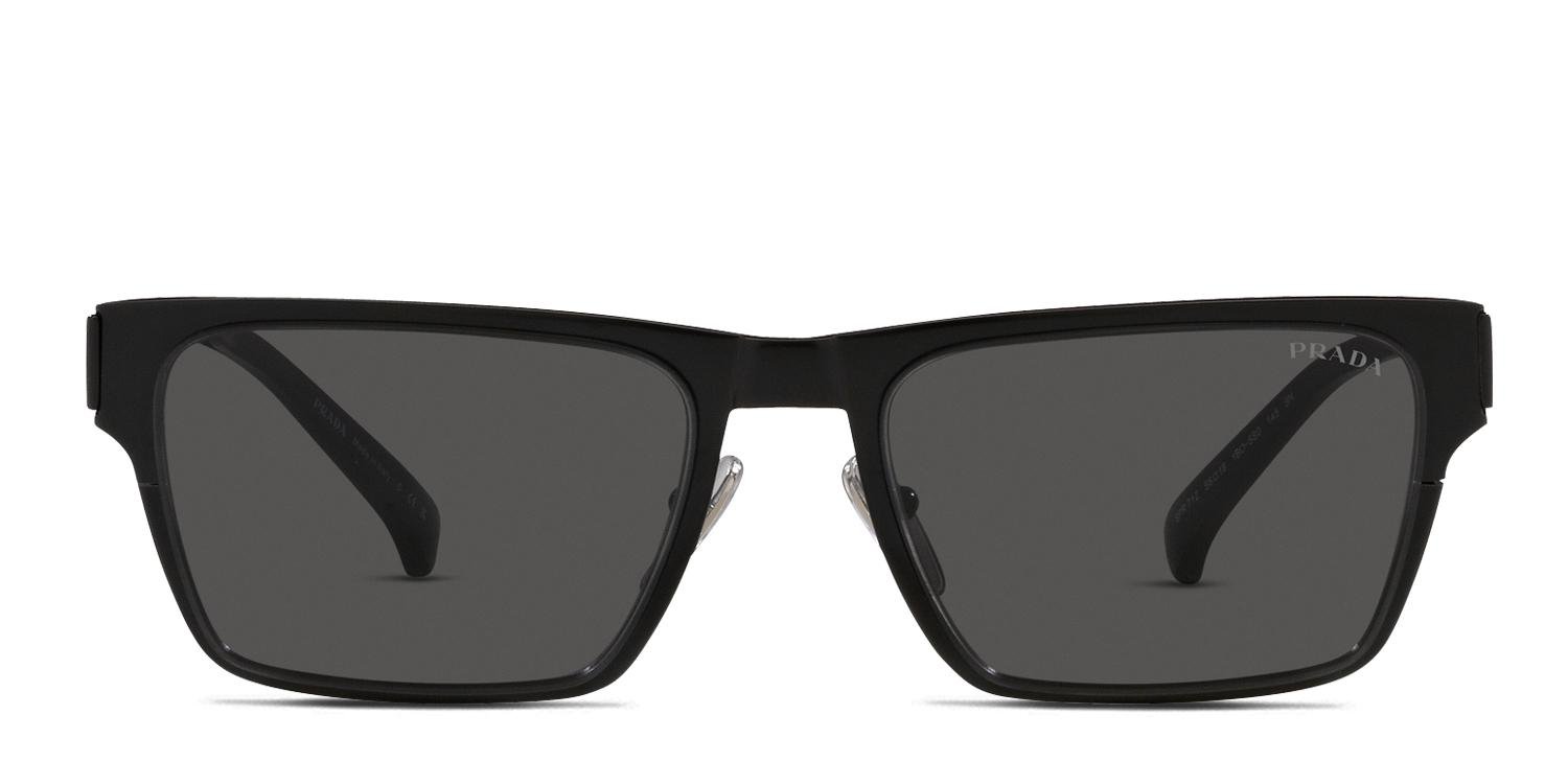 Prada PR71ZS Matte Black Prescription Sunglasses