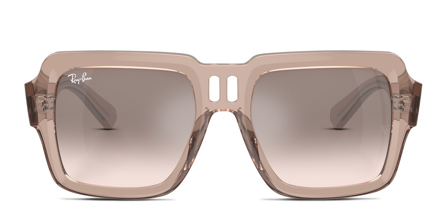 Ray-Ban RB4408 Magellan clear , brown frame with light brown 