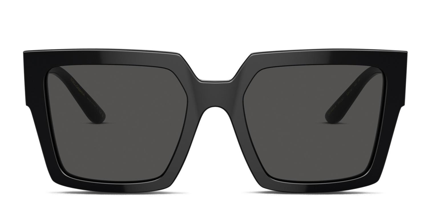 Dolce & Gabbana DG4446B Shiny Black Prescription Sunglasses display picture 1