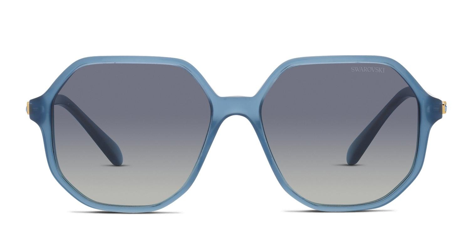 【blue sky様】プルソワンSX6000☓3 Swarovski SK6003 Blue Prescription Sunglasses