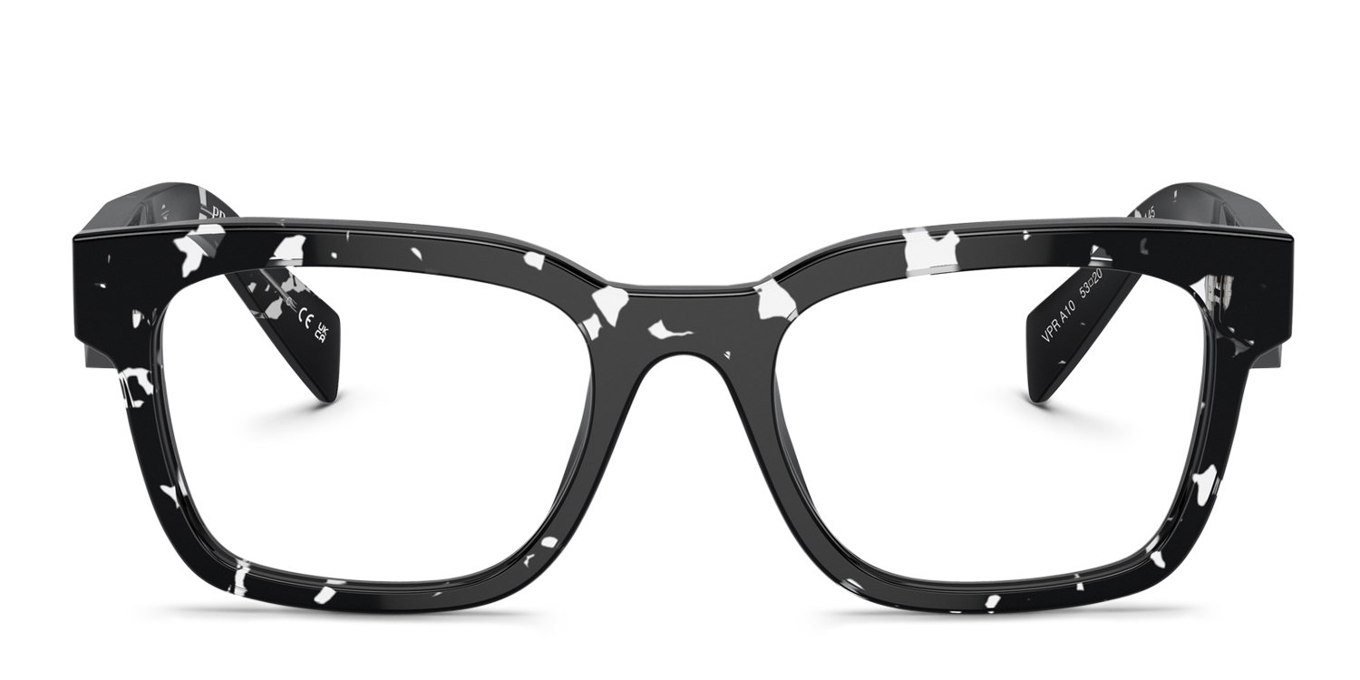 Prada PRA10V tortoise , black , clear frame