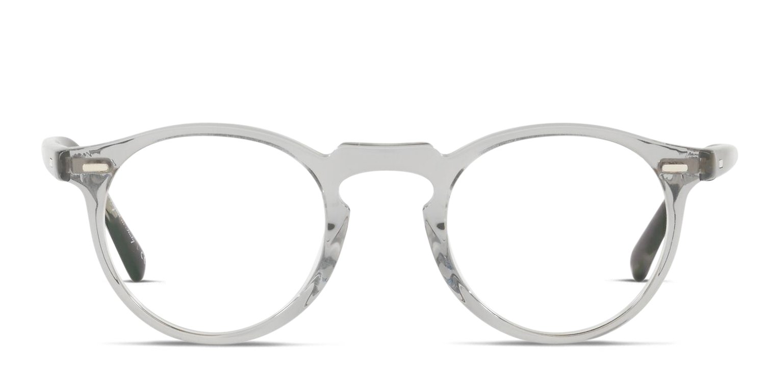クリーミー　オラフ様　25 Oliver Peoples OV5186 Gregory Peck Gray/Clear Eyeglasses