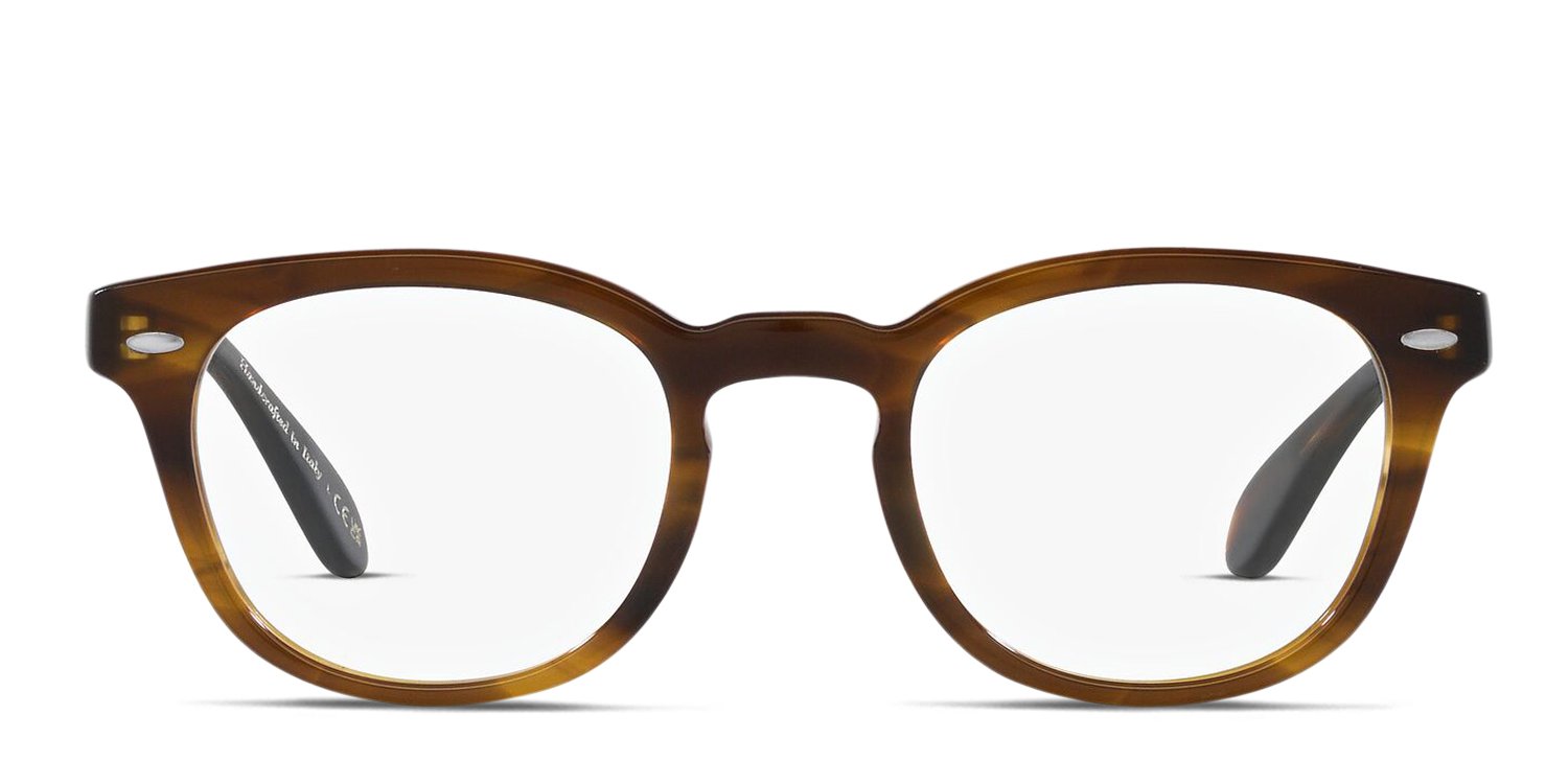 Oliver Peoples OV5036 Sheldrake Brown Eyeglasses | Includes FREE